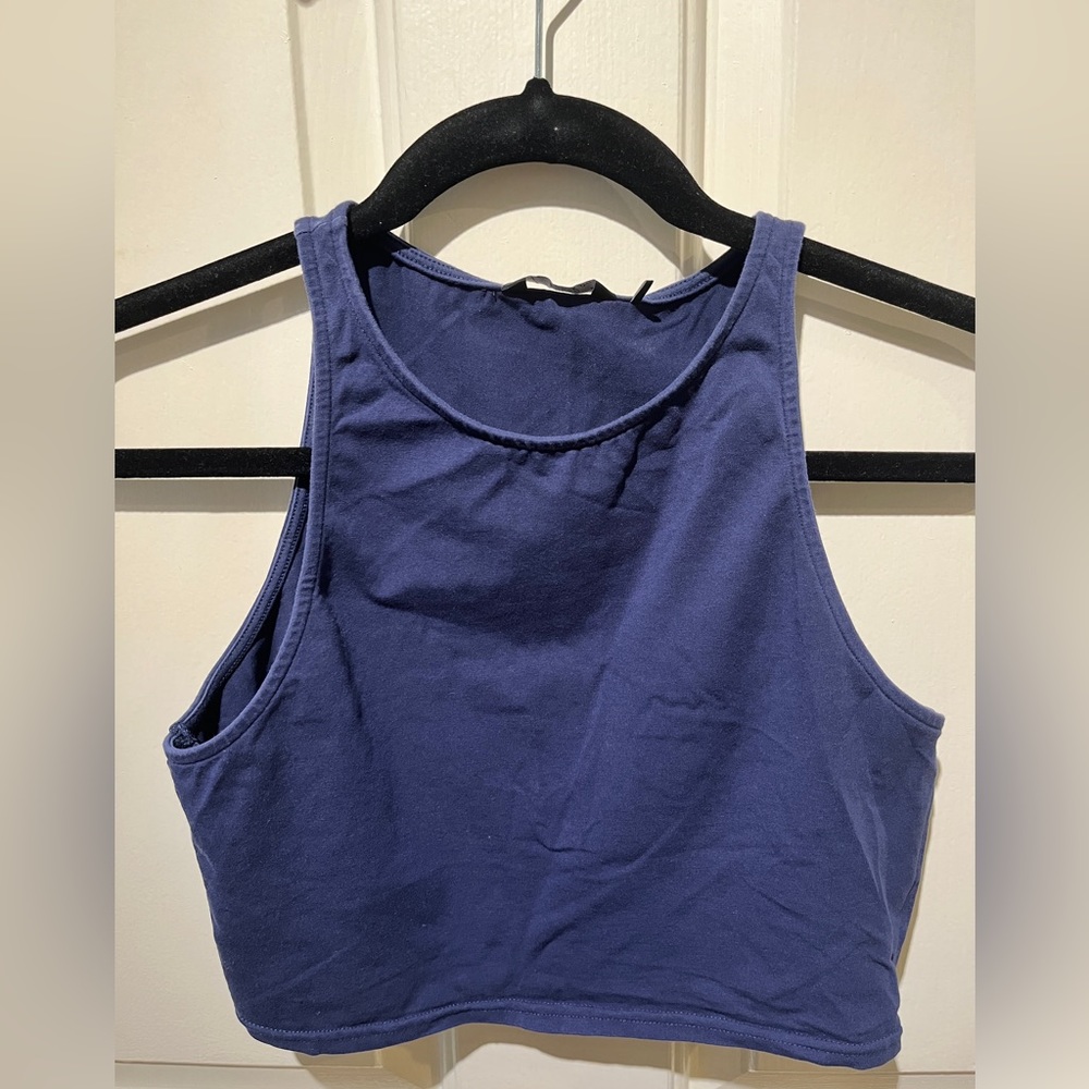 ARITZIA SLEEVELESS NAVY TANK